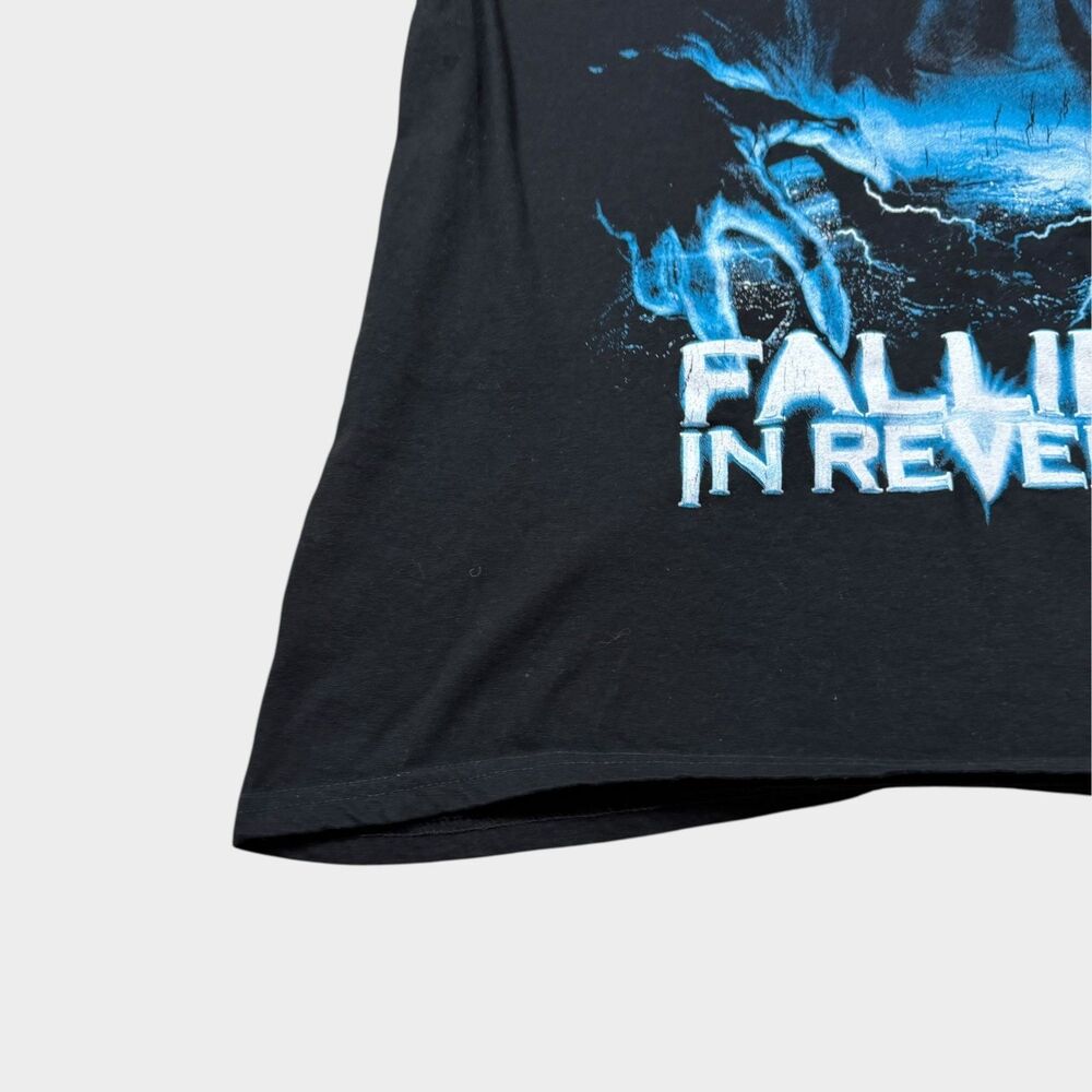 Falling In Reverse Shirt Mens Large Black Horror Vampire Graphic Metalcore Band - Picture 5 of 8
